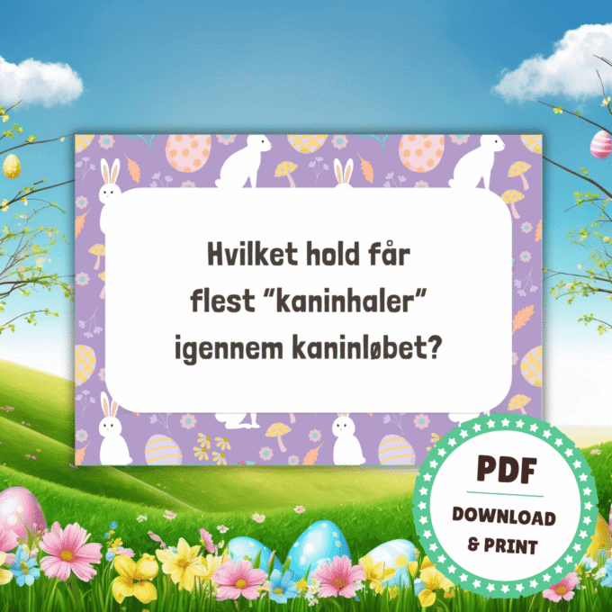 Den Store Påskequiz 4 - Lou Noire - Påskelege