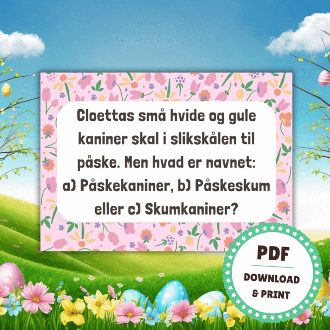 Den Store Påskequiz 4 - Lou Noire - Påskeslik