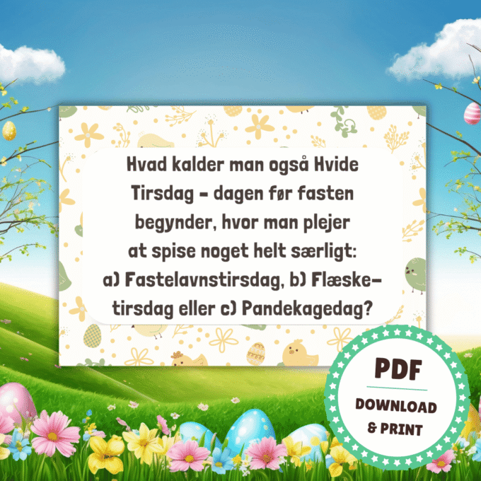 Den Store Påskequiz 4 - Lou Noire - Quiz til påske