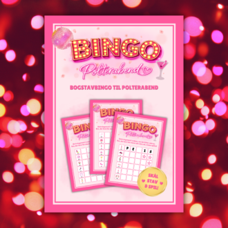 Bogstav-bingo til polterabend - Lou Noire - Cover