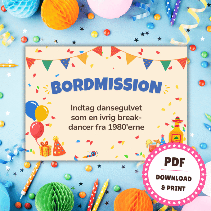 Bordmissioner til fest - Lou Noire - Drukspil