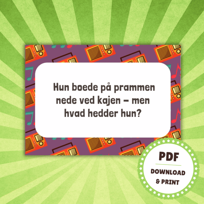 Den Store Dansktop-Quiz - Lou Noire - Underholdning Den Store Dansktop-Quiz - Lou Noire - Underholdning