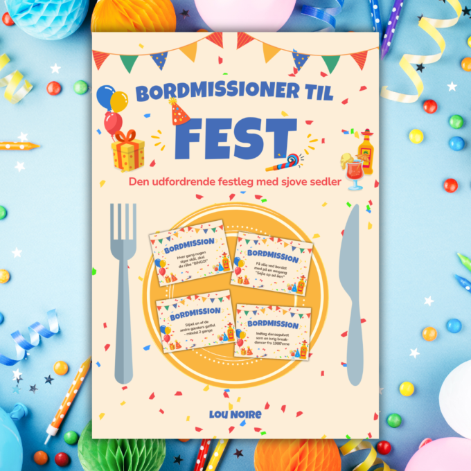 Lou Noire - Cover - Bordmissioner til fest