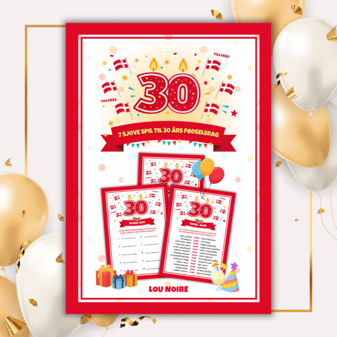 Lou Noire - Cover - Underholdning til 30 års fødselsdag