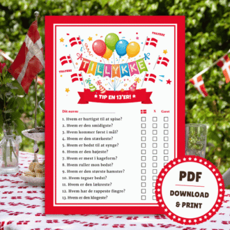 Tip en 13'er til fødselsdag - Lou Noire - Cover