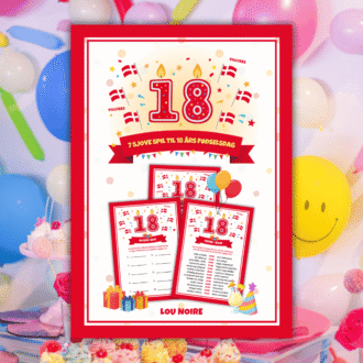 Underholdning til 18 års fødselsdag - Lou Noire - Cover