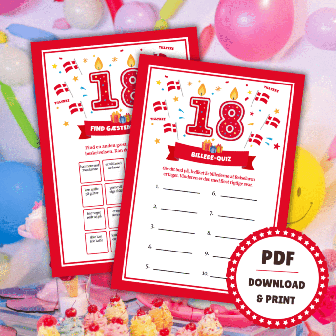 Underholdning til 18 års fødselsdag - Lou Noire - Gæt billede