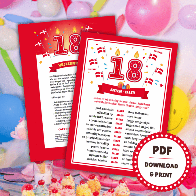 Underholdning til 18 års fødselsdag - Lou Noire - Konkurrence