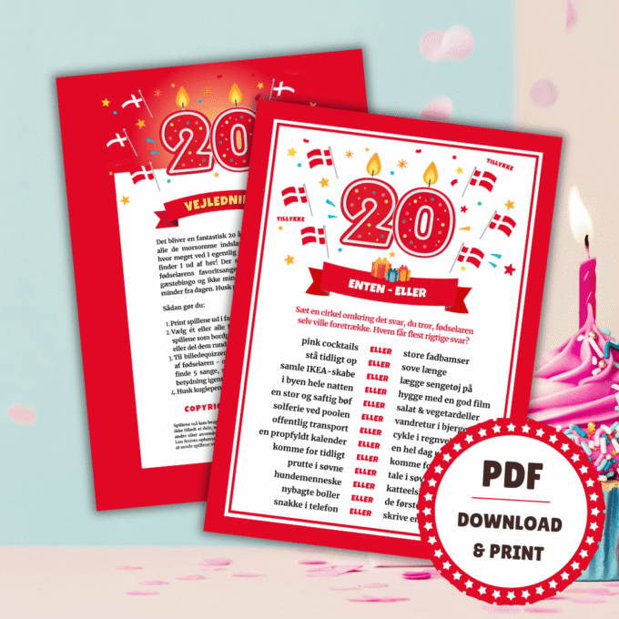 Underholdning til 20 års fødselsdag - Lou Noire - Sjove indslag