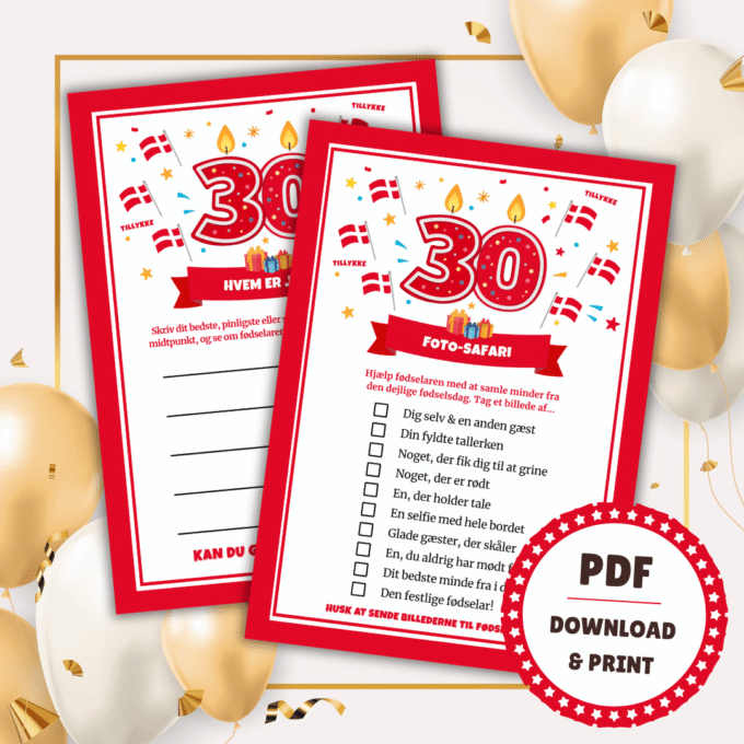 Underholdning til 30 års fødselsdag - Lou Noire - Sjove indslag