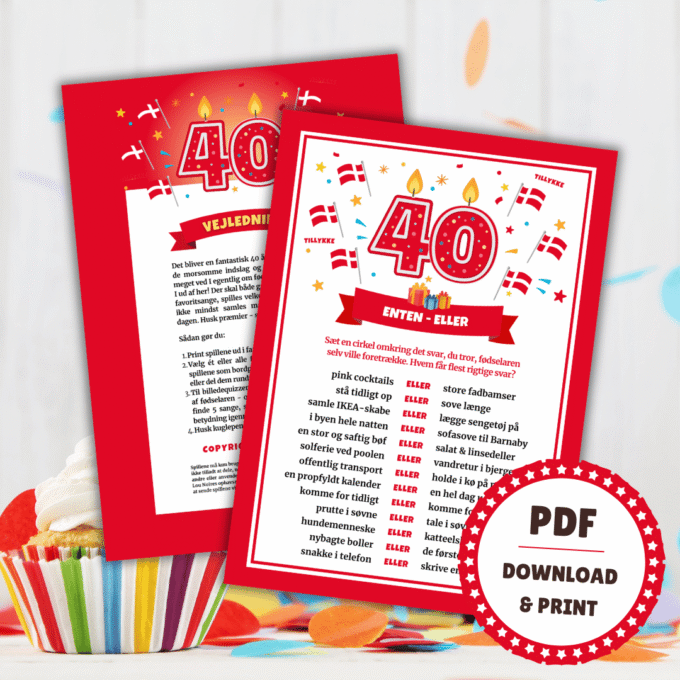 Underholdning til 40 års fødselsdag - Lou Noire - Enten Eller