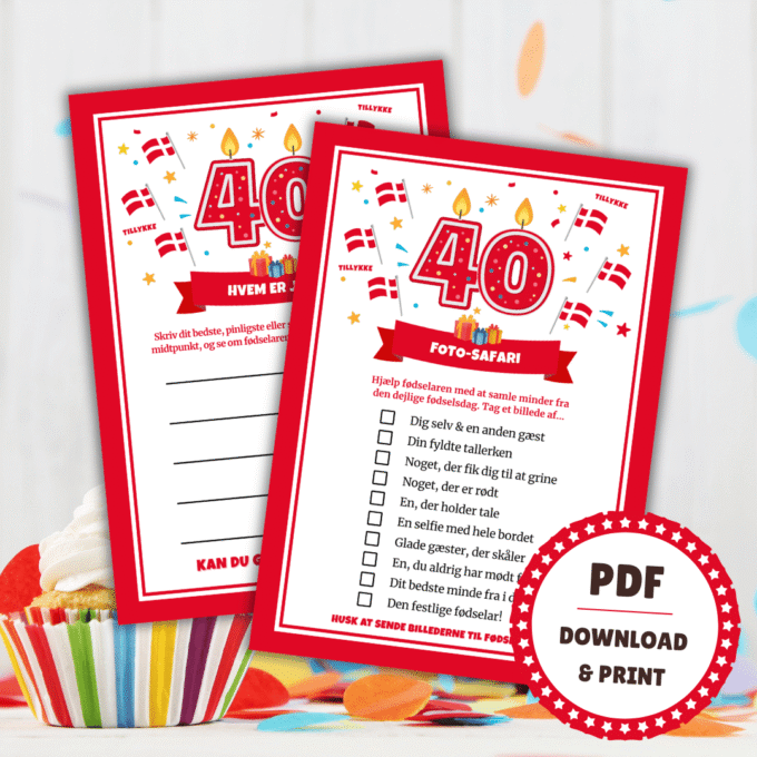 Underholdning til 40 års fødselsdag - Lou Noire - Foto-safari