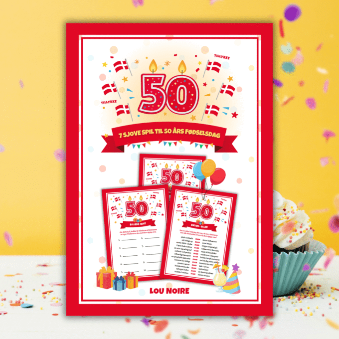 Underholdning til 50 års fødselsdag - Lou Noire - Cover