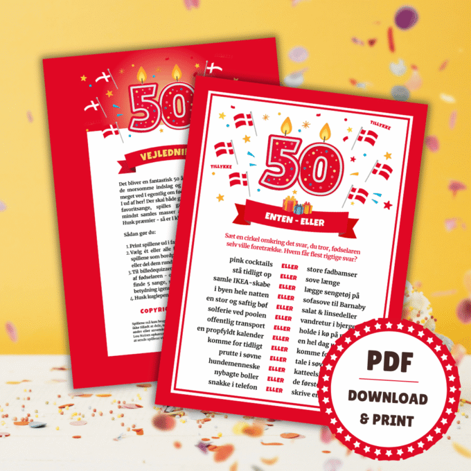 Underholdning til 50 års fødselsdag - Lou Noire - Hvad vil du helst?