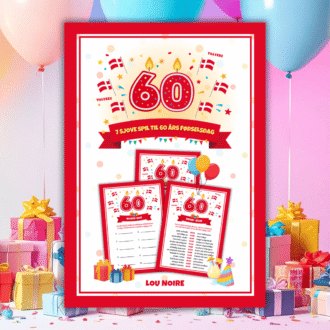 Underholdning til 60 års fødselsdag - Lou Noire - Cover