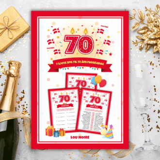 Underholdning til 70 års fødselsdag - Lou Noire - Cover