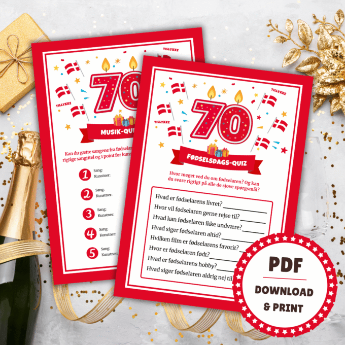 Underholdning til 70 års fødselsdag - Lou Noire - Konkurrence