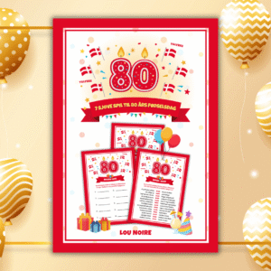 Underholdning til 80 års fødselsdag - Lou Noire - Cover