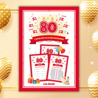 Underholdning til 80 års fødselsdag - Lou Noire - Cover