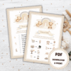 8 sjove lege til babyshower - beige - Lou Noire - Spil