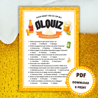 Den Lille Ølquiz - Lou Noire - Cover