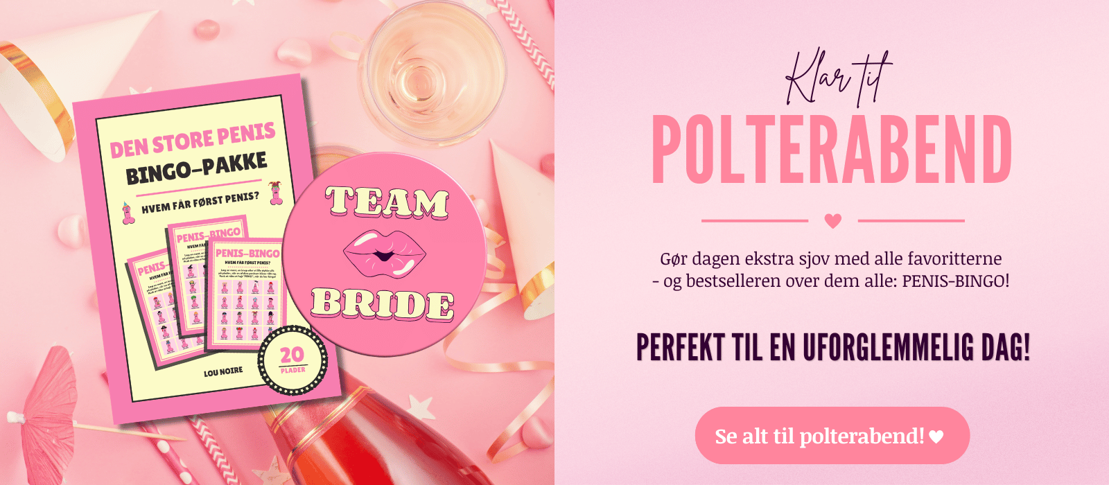 Banner - Forside - Lou Noire - Polterabend