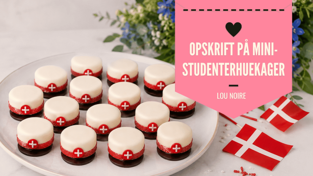 Nemme mini-studenterhuekager - få opskriften her - Lou Noire