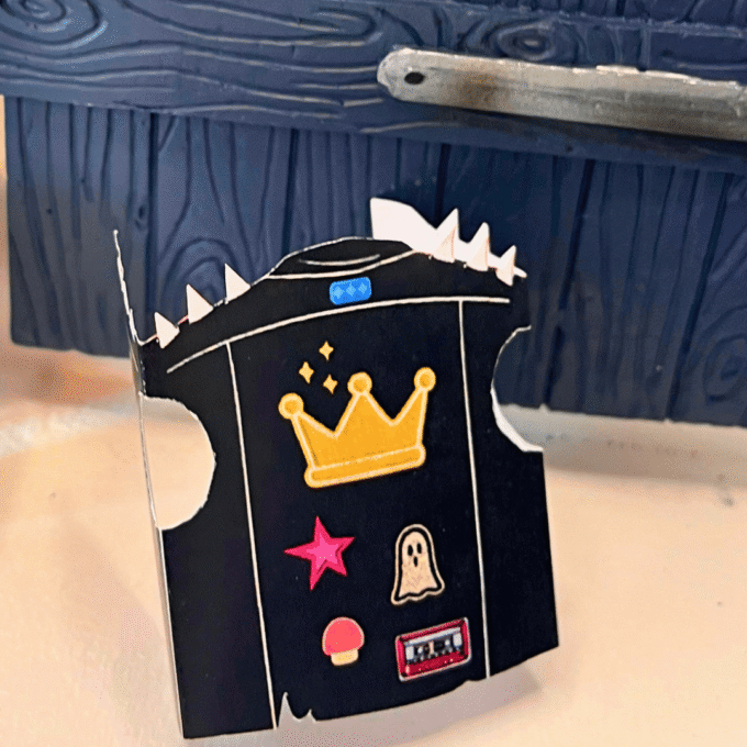 Heavy Metal-Nisse - Tilbehør til nissedør - Lou Noire - Battlevest til nisse Heavy Metal-Nisse - Tilbehør til nissedør - Lou Noire - Battlevest til nisse