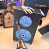 Heavy Metal-Nisse - Tilbehør til nissedør - Lou Noire - Højttaler og guitar Heavy Metal-Nisse - Tilbehør til nissedør - Lou Noire - Højttaler og guitar