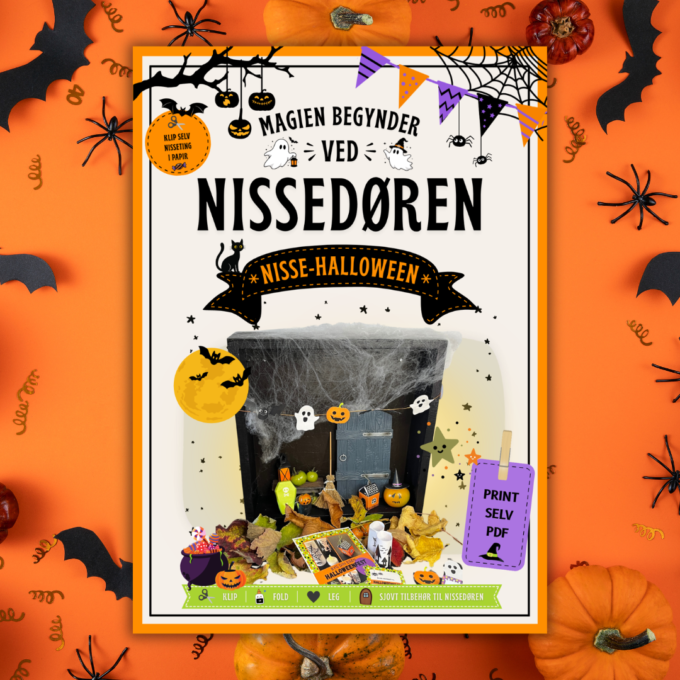 Nisse-Halloween - Tilbehør til nissedør - Lou Noire - Cover Nisse-Halloween - Tilbehør til nissedør - Lou Noire - Cover