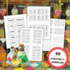 Nisse-etiketter - Tilbehør til nissedør - Lou Noire - 40 labels i 4 størrelser Nisse-etiketter - Tilbehør til nissedør - Lou Noire - 40 labels i 4 størrelser