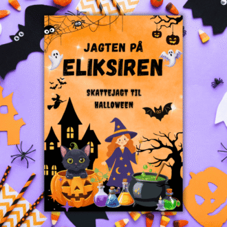 Skattejagt til Halloween - Jagten på eliksiren - Lou Noire - Cover