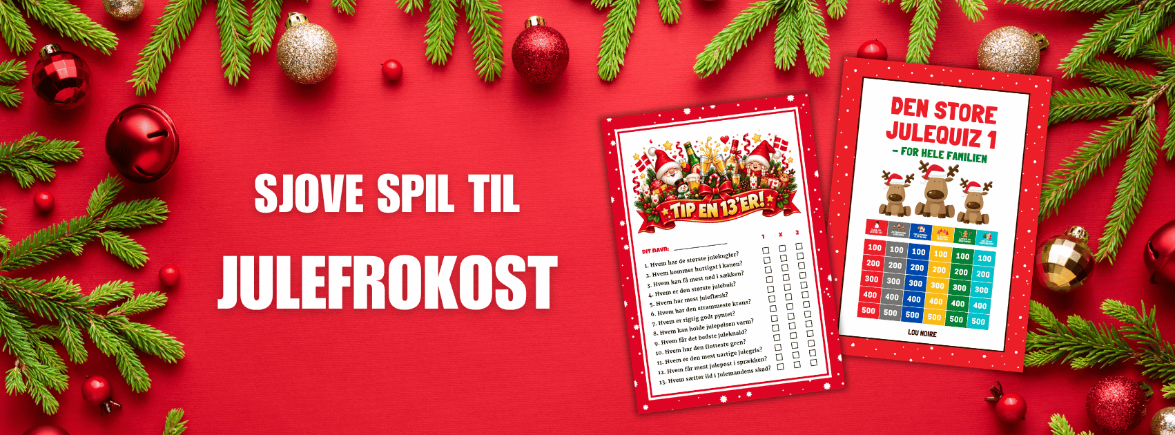 Banner - Lou Noire - Julefrokost